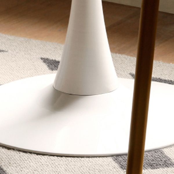 White Round Dining Table Stone Top Dining Table with Tulip Base Clearhalo 'Dining Tables & Seating' 'Dining Tables' 'dining_table' 'furn' 'furn_dining_table' 'Furniture' 'Kitchen & Dining Furniture' 1200x1200_32f35ac7-0019-4c89-a1aa-1a6a0cd83bcf