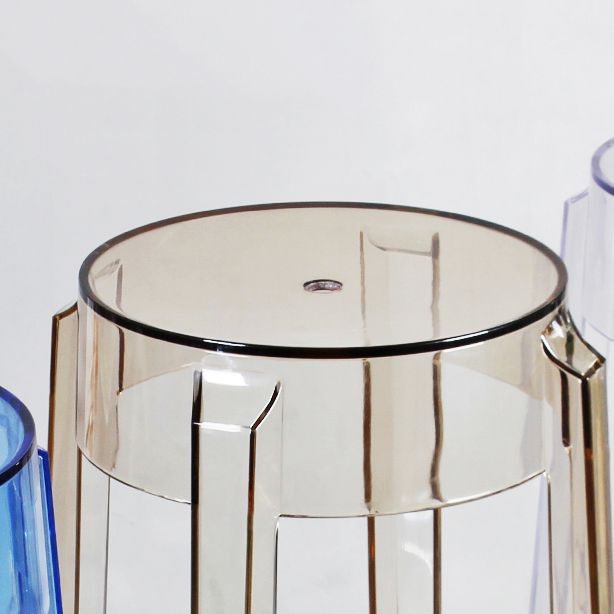 Modern Armless Backless Counter Stool Plastic Living Room Bar Stool with Plastic Pedal Clearhalo 'Bar Furniture' 'Bar Stools' 'bar_stools' 'furn' 'furn_bar_stools' 'furniture_bar_stools' 'Kitchen & Dining Furniture' 'kitchen&dining_furn' 'kitchen' 'kitchen_furn' Furniture' 1200x1200_32f437d1-d4c1-460e-af02-0136582d40a7
