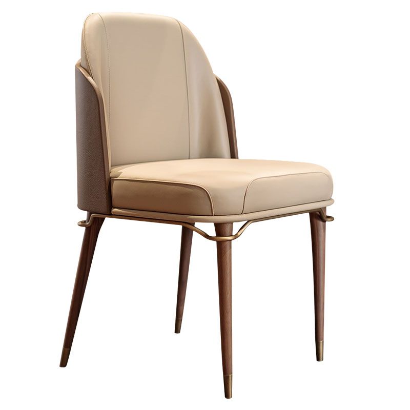 Glam Solid Wood Kitchen and Dining Room Chair Wingback Side Chair Clearhalo 'Dining Chairs' 'Dining Tables & Seating' 'dining_chair' 'furn' 'furn_dining_chair' 'Furniture' 'furniture_dining_chair' 'Kitchen & Dining Furniture' 1200x1200_32f576ab-00e3-4e8e-b726-111345c3c722
