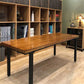 Rectangle 4 Legs Dining Table Industrial Pine Wood Table for Dining Room Clearhalo 'Dining Tables & Seating' 'Dining Tables' 'dining_table' 'furn' 'furn_dining_table' 'Furniture' 'Kitchen & Dining Furniture' 1200x1200_32f8b866-86c9-4360-b73d-4360194ce7f0