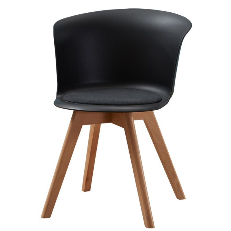 Contemporary Style Side Chair Oak Solid Wood Dining Side Chair Clearhalo 'Dining Chairs' 'Dining Tables & Seating' 'dining_chair' 'furn' 'furn_dining_chair' 'Furniture' 'furniture_dining_chair' 'Kitchen & Dining Furniture' 1200x1200_32fa0249-9ebc-4fe4-9990-fbf1c713209c
