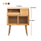 38.58" Tall 2 - Drawer Accent Cabinet, 1-door Wooden Rectangle Cabinet with Shelf Clearhalo 'Cabinets & Chests' 'cabinets_chests' 'furn' 'furn_cabinets_chests' 'Furniture' 'Living Room Furniture' 1200x1200_32fb35a2-023d-4b23-8358-19d343692a47