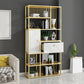 Modern Vertical Etagere Shelf Bookcase Metal Open Bookcase for Home Clearhalo 'Bookcases' 'furn' 'furn_bookcases' 'Furniture' 'Office Furniture' 1200x1200_32fdf07a-5f53-4573-983b-cdf2d4ad0d12