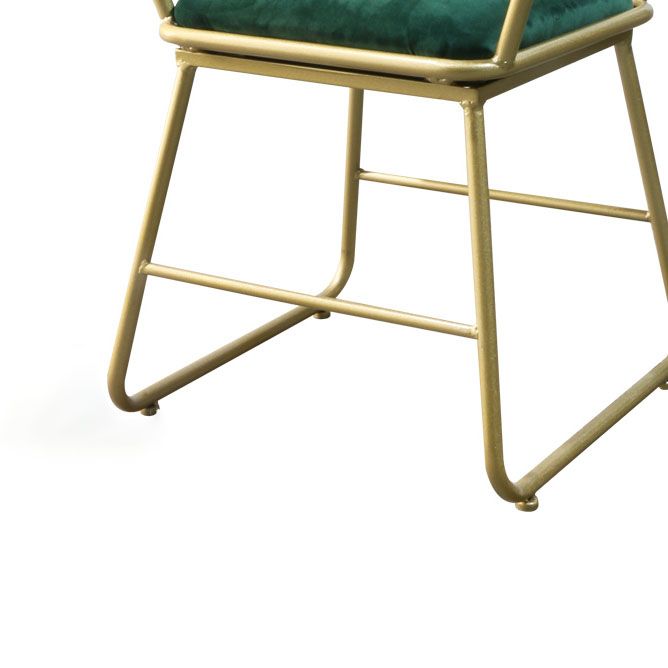 Sedie da pranzo in metallo nordico sedia a pala posteriore sedia per uso del ristorante