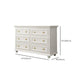 Classic Glam Storage Chest Solid Wood Dresser , 17.55-inch Width