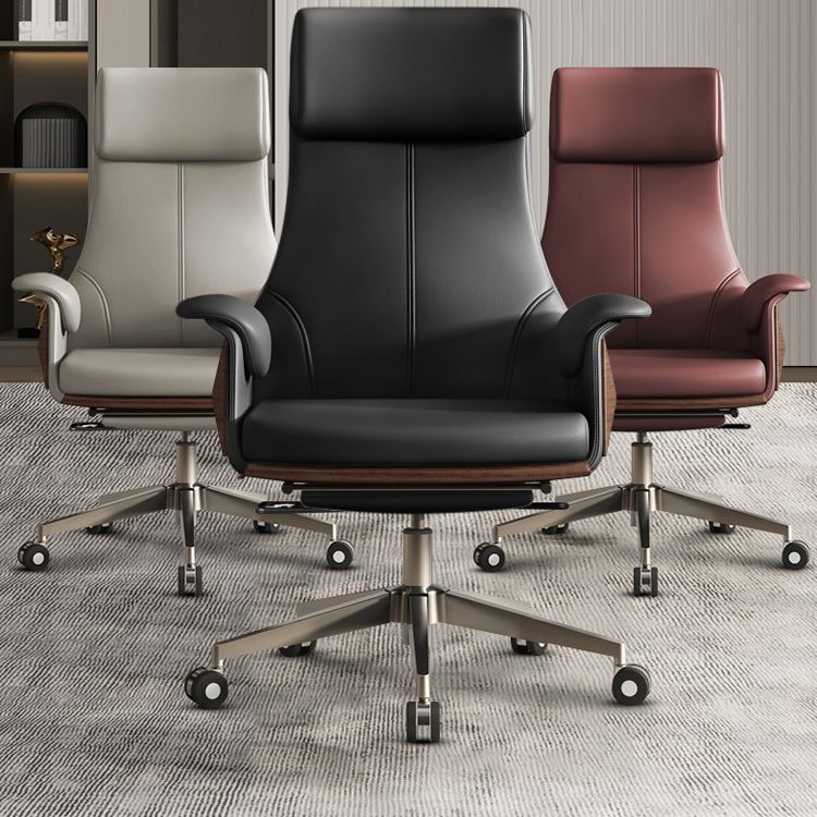 Contemporary Executive Chair Wayfair Basics High Back Swivel with Wheels Ergonomic Chair Clearhalo 'furn' 'furn_office_chair' 'Furniture' 'furniture_office_chair' 'Office Chairs' 'Office Furniture' 'office_chair' 1200x1200_33003759-bf11-423d-9d97-c13236e610a2