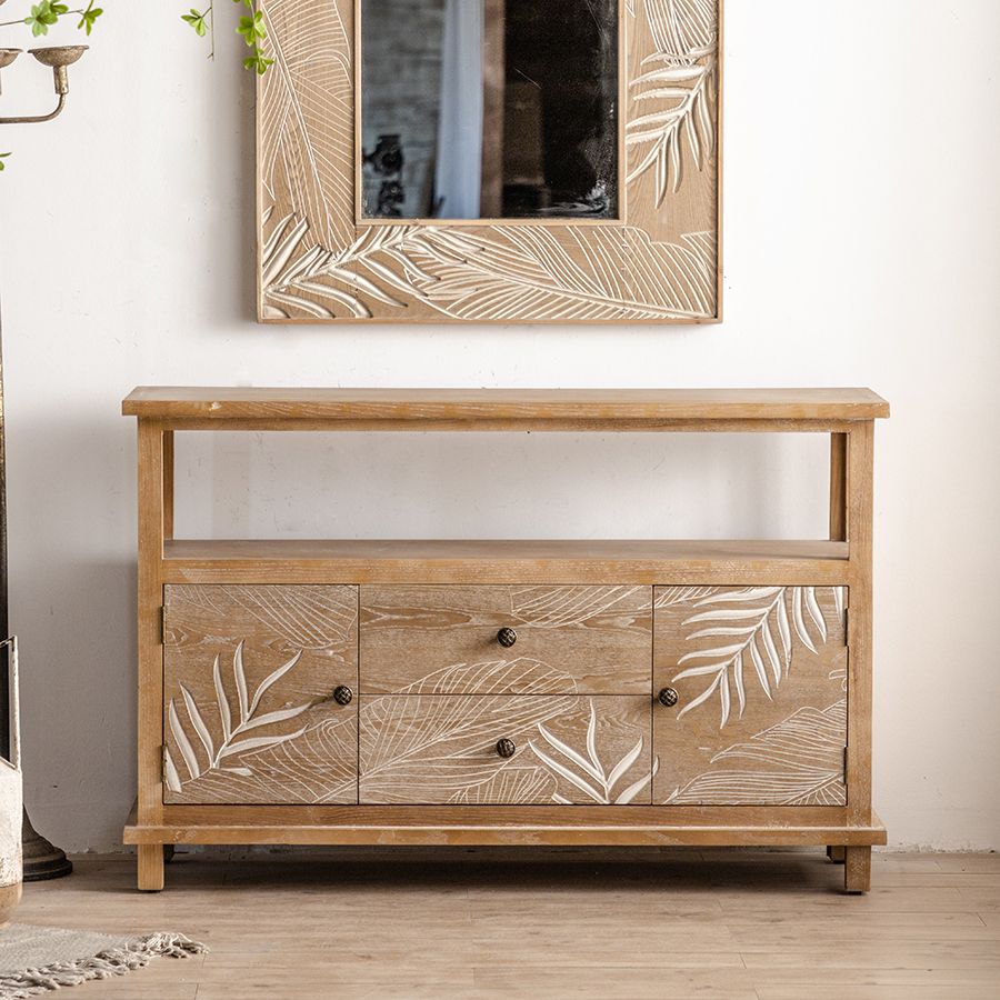 Modern Standard Storage Cabinet Solid Wood Cabinet with Drawer Clearhalo 'Cabinets & Chests' 'cabinets_chests' 'furn' 'furn_cabinets_chests' 'Furniture' 'Living Room Furniture' 1200x1200_3300b564-2be7-4a81-8893-182d109eba76