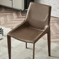 Faux Leather Armless Dining Chairs Upholstered Dining Chairs