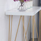 Rechteckiger Bartisch im Glam-Stil, Bartisch aus Holz mit 4 Beinen