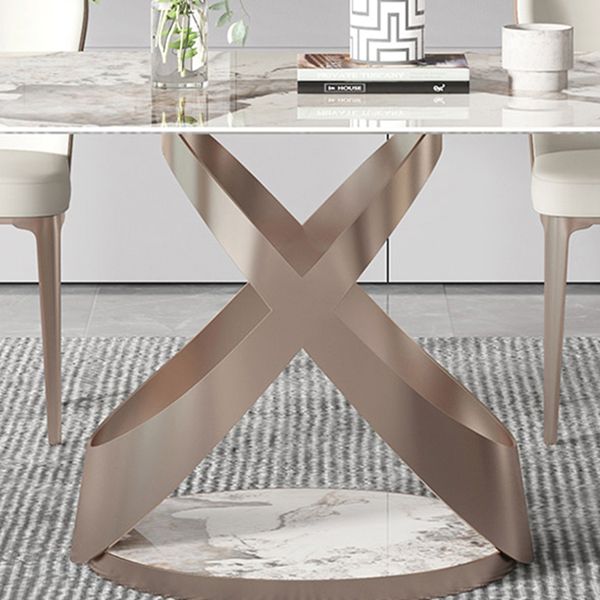 Luxe eettafelset van gesinterd steen, rechthoekig, 1/2/5-delig, eetkamertafelset