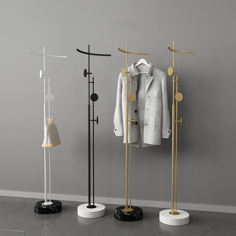 Hall Tree Modern Style Magnificent Metal Panger Hanger Horizontal Bar Hall Stand