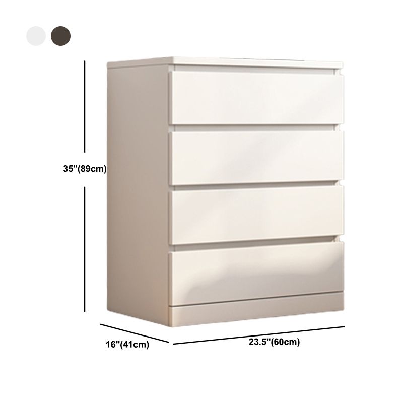 16.14 "Large coffre rectangle d'accentuation du bois moderne avec tiroirs