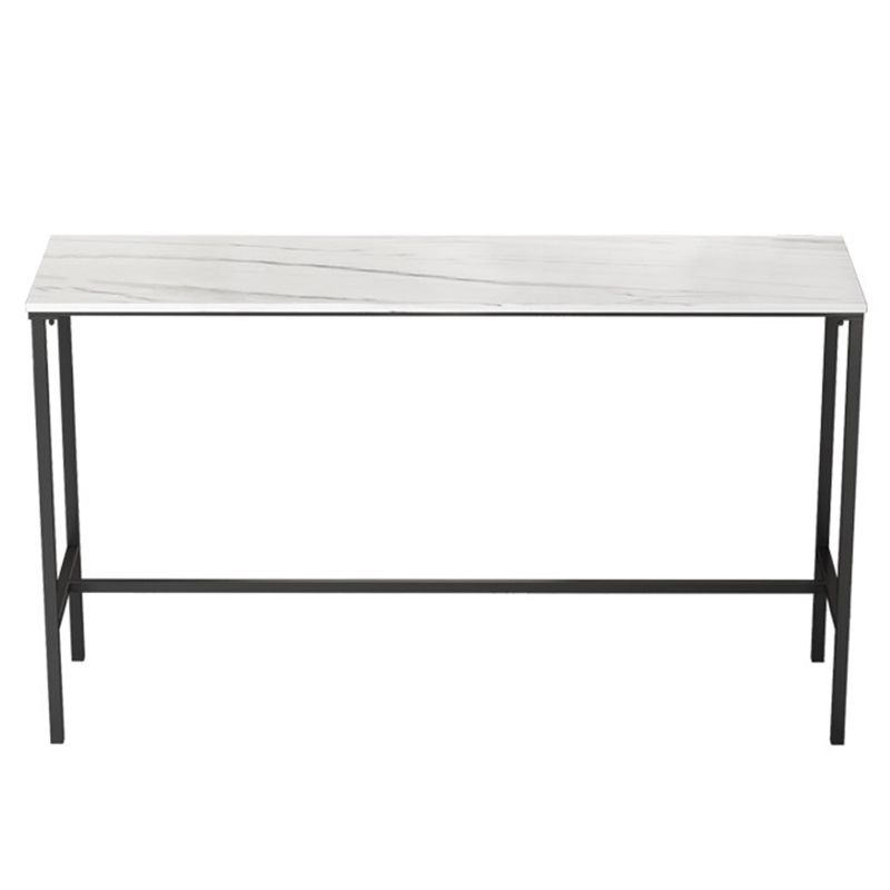 Mesa de comedor de acento de bistro de piedra moderna