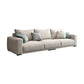 Modernism Cushions Sofa & Chaise 33.46" H Faux Leather Loose Back Sofa in White Clearhalo 'furn' 'furn_sectionals' 'Furniture' 'furniture_sectionals' 'Living Room Furniture' 'Sectionals' 1200x1200_330df8e9-09cb-451d-af84-77f0b24092af