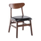 Wood Contemporary Kitchen Armless Chairs Open Back Dining Side Chair