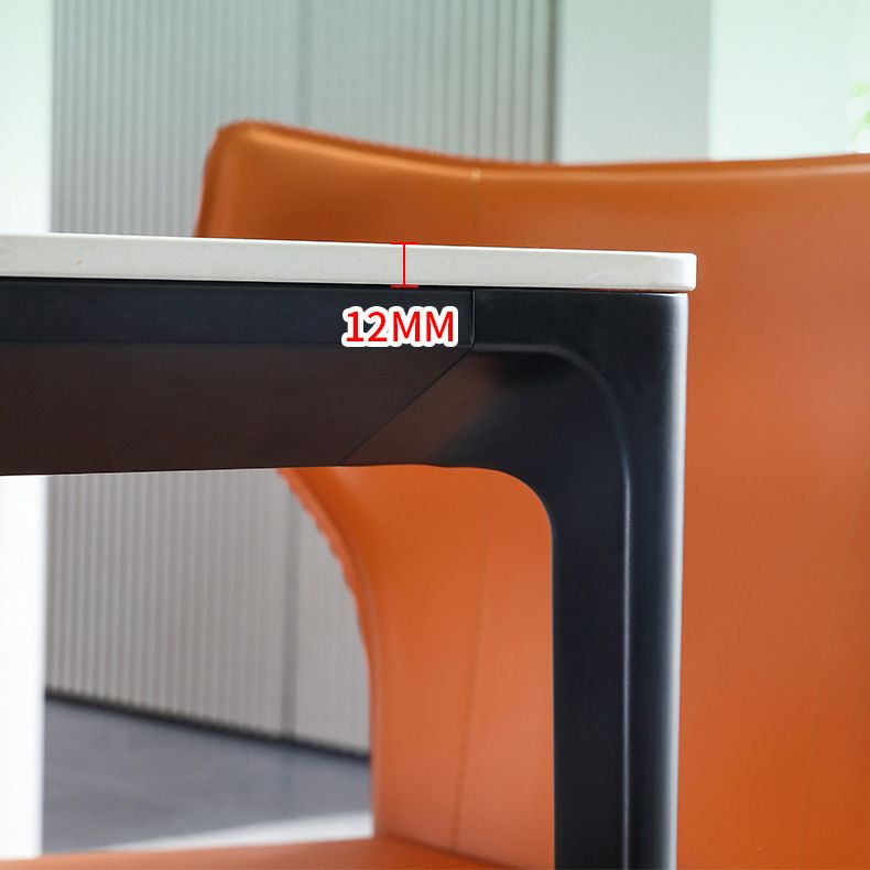 Juego de muebles de comedor moderno 1/4/5 Piezas Sillones de comedor de piedra sinterizada