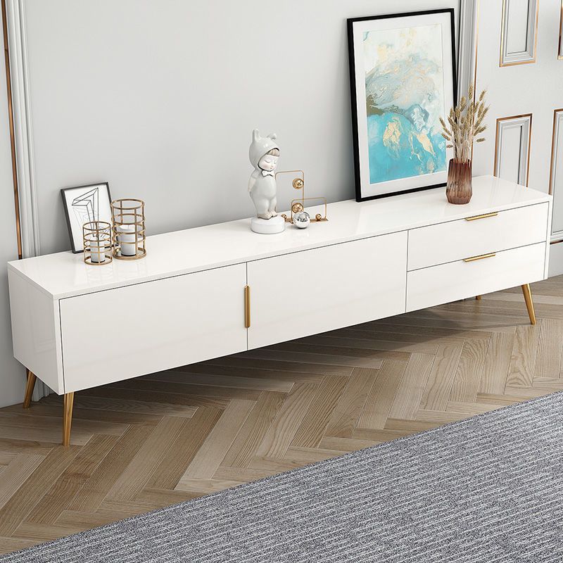 Faux Wood TV Console Contemporary TV Media Stand with Drawers Clearhalo 'furn' 'furn_tv_stands_entertainment_centers' 'Furniture' 'Living Room Furniture' 'TV Stands & Entertainment Centers' 'TV Stands & Media Storage Furniture' 'tv_stands_entertainment_centers' 1200x1200_3310a9e3-85ff-4ca6-b305-6fc5a808f80a