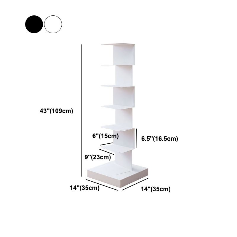 Libreria geometrica in stile contemporaneo libreria chiusa verticale