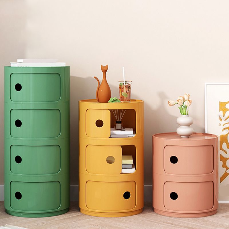 Zeitgenössischer Akzenttisch Nachttisch mehrfarbigbett Nachttisch mit Schränken