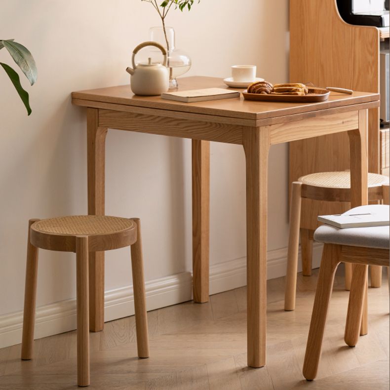 Contemporary Rectangle Dining Table Solid Wood Dining Room Table