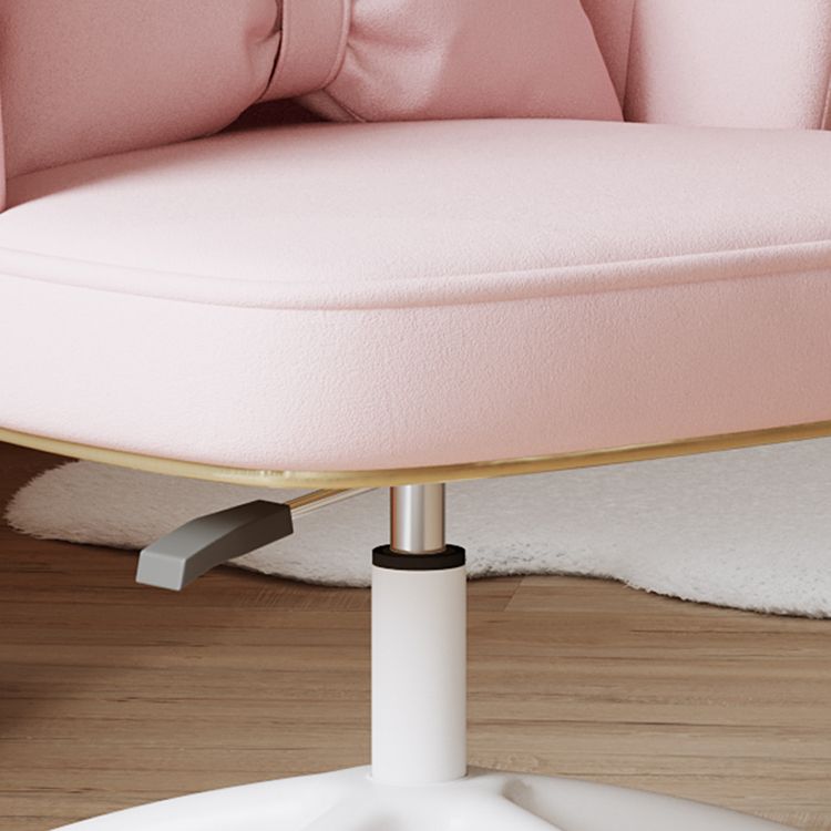 Metal Base Contemporary Office Chair Velvet Parsons Computer Desk Chair Clearhalo 'furn' 'furn_office_chair' 'Furniture' 'Office Chairs' 'Office Furniture' 'office_chair' 1200x1200_331c0c99-f832-4164-9969-2a78a848cc69