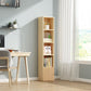 Scandinavian Pine Standard Bookshelf Vertical Closed Back Bookshelf for Living Room Clearhalo 'Bookcases' 'furn' 'furn_bookcases' 'Furniture' 'furniture_bookcases' 'kitchen' 'kitchen_bookcases' 'Living Room Furniture' 'Office Furniture' 1200x1200_331f4ef7-5287-46f3-8af1-701a2620e6cb