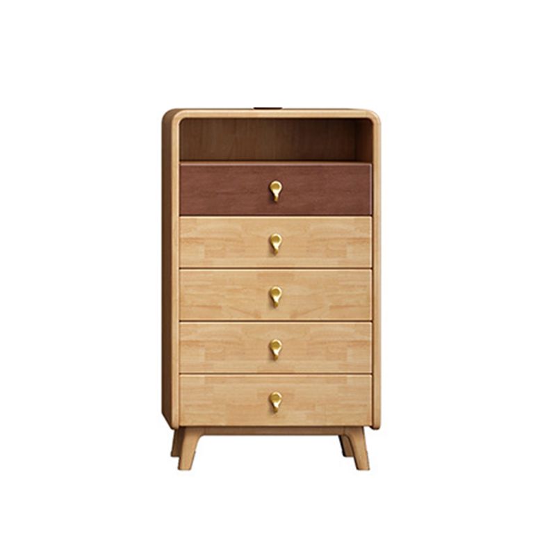 Contemporary Accent Chest with 4 Wooden Legs 15.74" Wide Chest with Drawers Clearhalo 'Cabinets & Chests' 'cabinets_chests' 'furn' 'furn_cabinets_chests' 'Furniture' 'Living Room Furniture' 1200x1200_3320338e-e8c6-4a10-a68a-4bebced97bc5