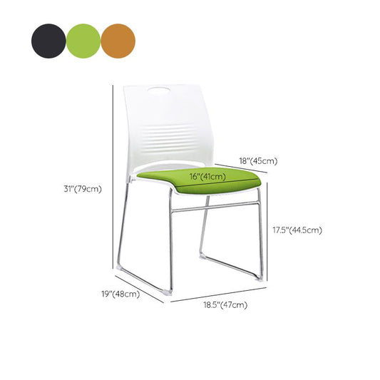 Sedia conferenza lombare a bracciale cuscino in microfibra sedia contemporanea