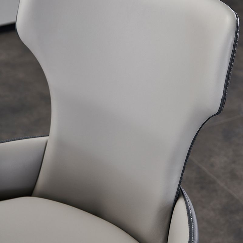 Industrial Metal Dining Room Chairs Arm PU Leather Dining Chairs for Restaurant Use Clearhalo ' kitchen&dining_furn' 'Dining Chairs' 'Dining Tables & Seating' 'dining_chair' 'furn' 'furn_dining_chair' 'Furniture' 'furniture_dining_chair' 'Kitchen & Dining Furniture' 'kitchen' 1200x1200_3322dda3-47cf-4285-8b2c-7176c2da7bf5