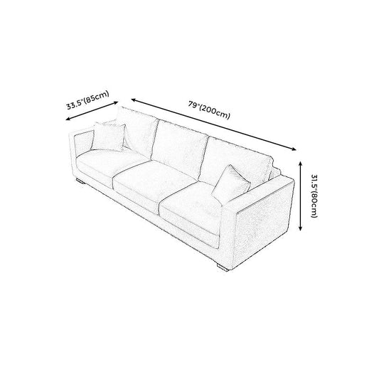 Living Room Square Arm Standard Sofa Contemporary Loose Back Couch Clearhalo 'furn' 'furn_sofas' 'Furniture' 'furniture_sofas' 'Living Room Furniture' 'Sofa' 'sofas' 1200x1200_332323cf-d54d-42e7-8ce6-a927dc3cca30