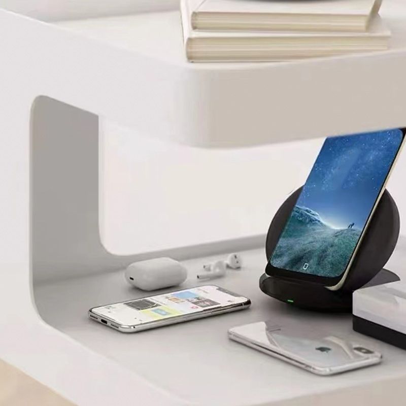 Tavolo da tavolo ad angolo contemporaneo largo da 15 "tavolo accento di archiviazione quadrata