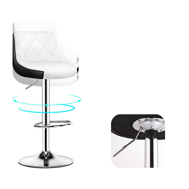 Indoor Rotating Lifting Barstool Nordic Leather Cushion Bar Stool Clearhalo 'Bar Furniture' 'Bar Stools' 'bar_stools' 'furniture_bar_stools' 'Kitchen & Dining Furniture' 'kitchen&dining_furn' 'kitchen' 'kitchen_furn' Furniture' 1200x1200_33245037-098f-4a06-8062-edf37884d180