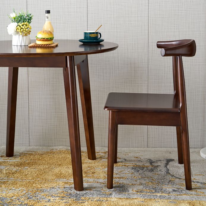 Modern Style Solid Wood Dining Room Set with Round Table Home Dining Table Furniture Clearhalo 'Dining Room Sets' 'Dining Tables & Seating' 'dining_room_set' 'furn' 'furn_dining_room_set' 'Furniture' 'furniture_dining_room_set' 'Kitchen & Dining Furniture' 'kitchen&dining_furn' 'kitchen' 1200x1200_3325e045-159e-4234-86dc-38e87fe2309e