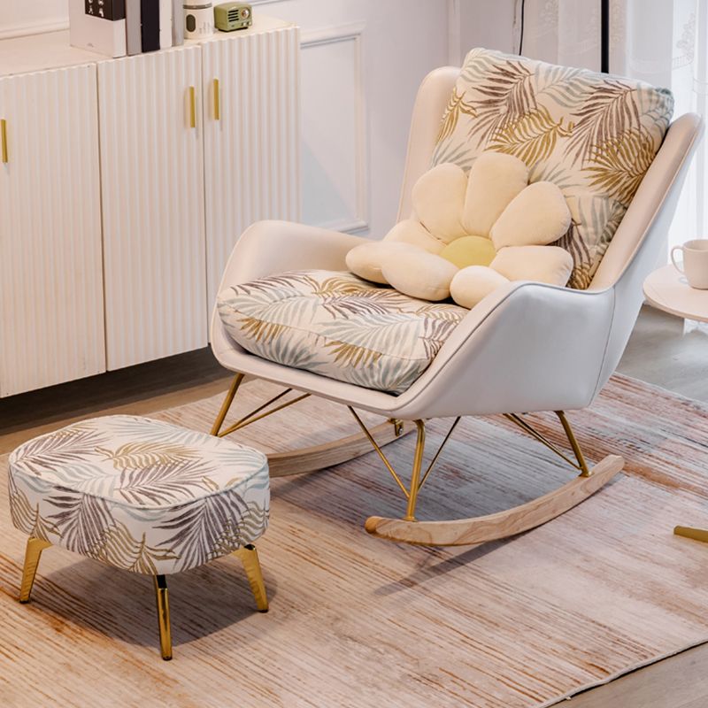 Moderner Stil leichter Luxus -Chaise Lazy Sofa Stuhl Freizeit Lounge Schaukelstuhl