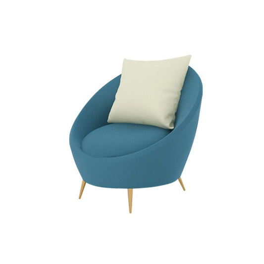 Zeitgenössischer Kunstledertuxedo -Armsofa enge Rückensofa mit Kissen