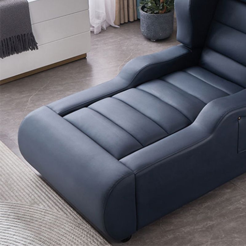 Home theater contemporaneo reclinabile blu blu interno no motion metal