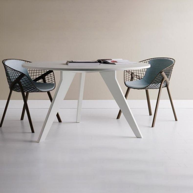 Modern Style Arm Chair Metal Cross Back Dining Room Chair for Indoor Clearhalo 'Dining Chairs' 'Dining Tables & Seating' 'dining_chair' 'furn' 'furn_dining_chair' 'Furniture' 'Kitchen & Dining Furniture' 1200x1200_33284c0b-7032-420d-a93b-39747a8e19ef