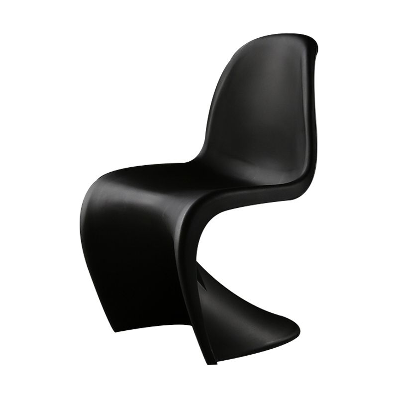 Contemporary Style Plastic Dining Armless Chair Solid Back Side Chair for Home Clearhalo ' kitchen&dining_furn' 'Dining Chairs' 'Dining Tables & Seating' 'dining_chair' 'Furniture' 'furniture_dining_chair' 'Kitchen & Dining Furniture' 'kitchen' 1200x1200_332ad039-eac4-49cf-b188-7d7a39adc187