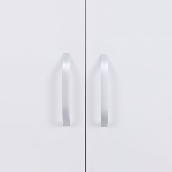 Contemporary Two Doors Wardrobe Armoire Steel Wardrobe Closet Clearhalo 'Armoires & Wardrobes' 'armoires_wardrobes' 'Bedroom Furniture' 'furn' 'furn_armoires_wardrobes' 'Furniture' 1200x1200_332b6e73-1046-4ef2-9fa2-e6973207c3fd