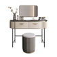 Modern 31.49 " H 2-Drawer Dressing Table Slate Top Vanity Stool Clearhalo 'Bedroom Furniture' 'furn' 'furn_makeup_vanities' 'Furniture' 'Makeup Vanities' 'makeup_vanities' 1200x1200_33329226-b2db-42da-8a3d-ef841351b130