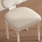 Silla de comedor lateral de cuero sinté de cuero sinté de falso interior contemporáneo