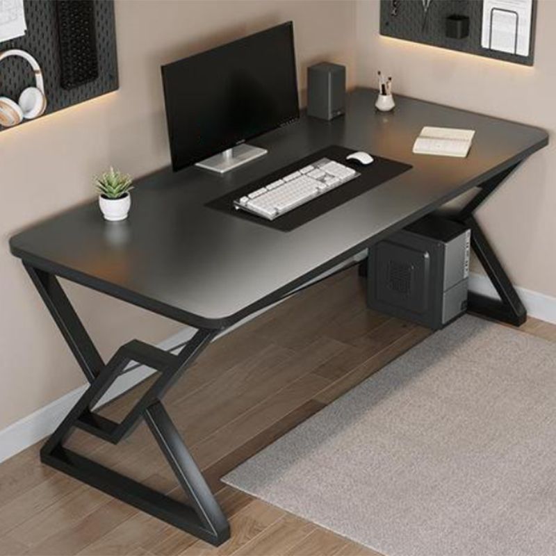 23.62 "W Moderne Office Desk Antique Finish Computer Desk met metalen benen