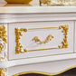 Traditionele TV-standaard Console Houten mediaconsole TV-standaard met 4 laden