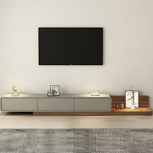 Console TV TV 3-Drawer Stand TV regolabile, 16,5 "D x 11,5" H