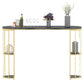 Contemporary Storage Bistro Accent Dining Table Indoor Double Pedestal Patio Bar Table Clearhalo 'Bar Furniture' 'Bar Tables' 'bar_tables' 'furn' 'furn_bar_tables' 'Furniture' 'furniture_bar_tables' 'Kitchen & Dining Furniture' 1200x1200_333889f1-e3f7-4449-8ac7-30dd5a3f09e2