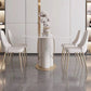 Modern Style Dining Rectangle Table Dining Stone Table for Kitchen Clearhalo 'Dining Tables & Seating' 'Dining Tables' 'dining_table' 'furn' 'furn_dining_table' 'Furniture' 'Kitchen & Dining Furniture' 1200x1200_3338f04e-9c34-4f04-aeab-3d7ad2aef822