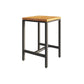 Wood Trestle Modern Bar Stool Table Natural Bistro Bar Height Cocktail Table Clearhalo 'Bar Furniture' 'Bar Tables' 'bar_tables' 'furn' 'furn_bar_tables' 'Furniture' 'furniture_bar_tables' 'Kitchen & Dining Furniture' 'kitchen&dining_furn' 'kitchen' 1200x1200_33393028-59d5-4c12-8b8b-3c3aceb16e09