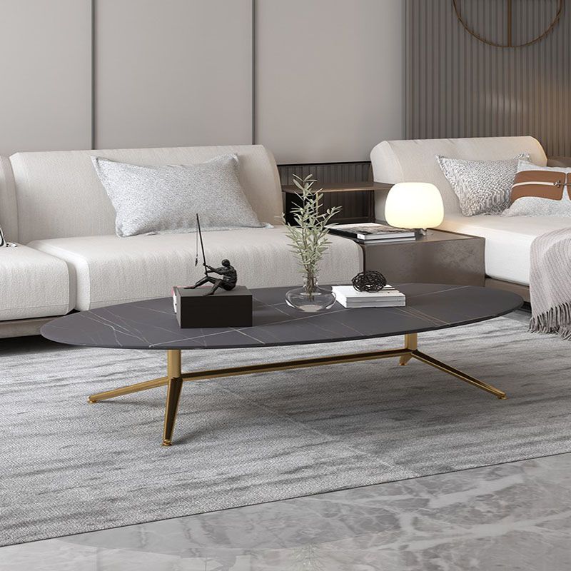 Glam Style Metal Base Cocktail Table Black and White Slate Top Coffee Table Clearhalo 'Coffee & Accent Tables' 'Coffee Tables' 'coffee_tables' 'furn' 'furn_coffee_tables' 'Furniture' 'Living Room Furniture' 1200x1200_333a2feb-50dc-4fda-aad6-3e2c6526f0f5