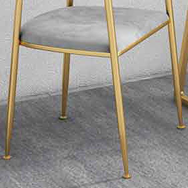 Nordic Design Open Back Side Chair Luxury Dining Fabric Side Chair Clearhalo 'Dining Chairs' 'Dining Tables & Seating' 'dining_chair' 'furn' 'furn_dining_chair' 'Furniture' 'furniture_dining_chair' 'Kitchen & Dining Furniture' 1200x1200_333e5275-6b6b-4ed3-93c8-980f01cf8a14