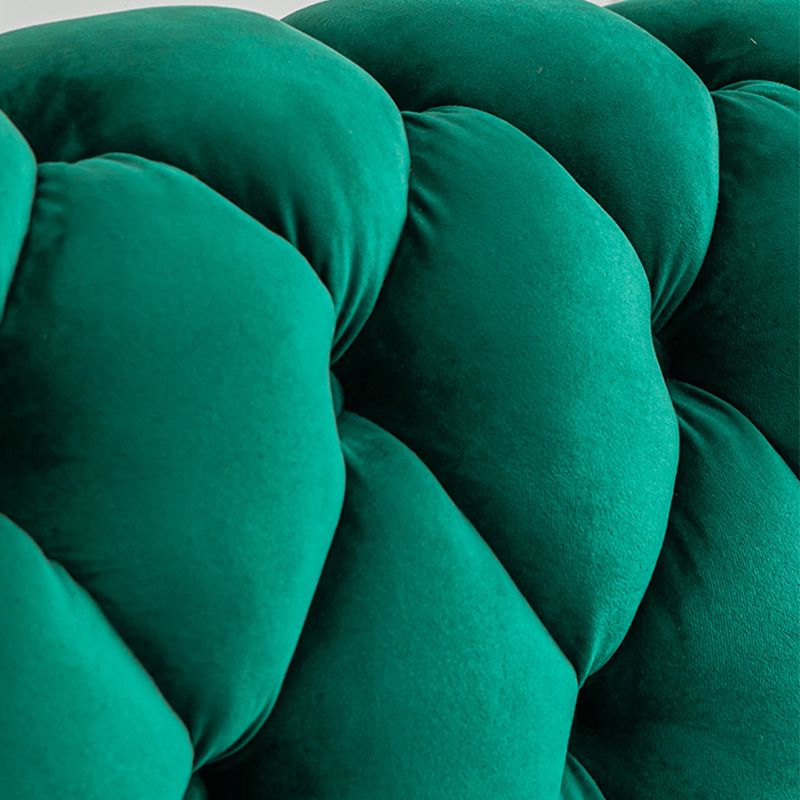 Divano a braccio di smoking da 30,70 "con split-back trapuntato per soggiorno